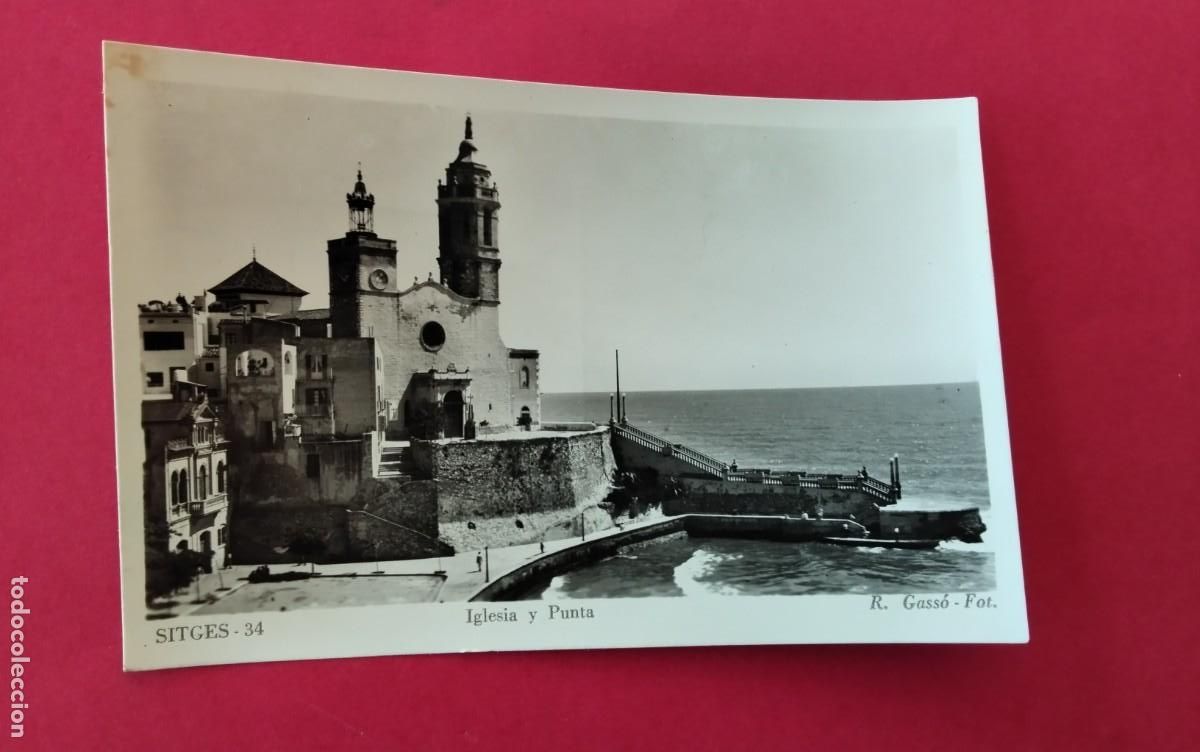 Postales: SITGES , POSTAL ANTIGUA , BLANCO Y NEGRO , - Foto 1