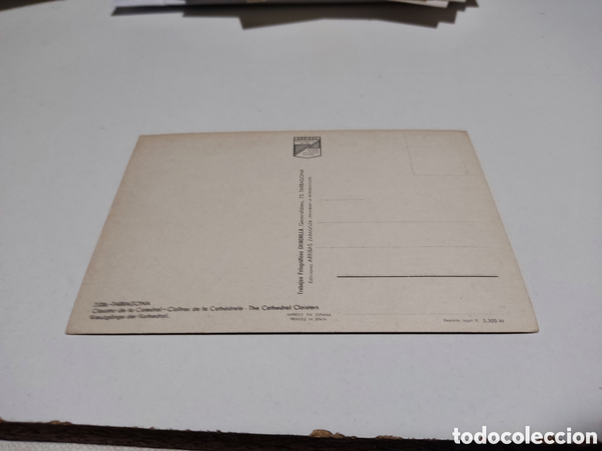 Postales: Postal Tarragona claustro - Foto 2