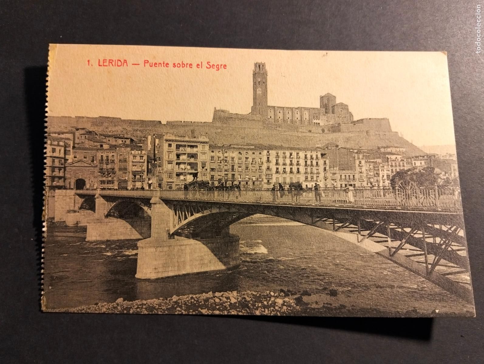 Postales: LERIDA PUENTE SOBRE EL SEGRE - Foto 1