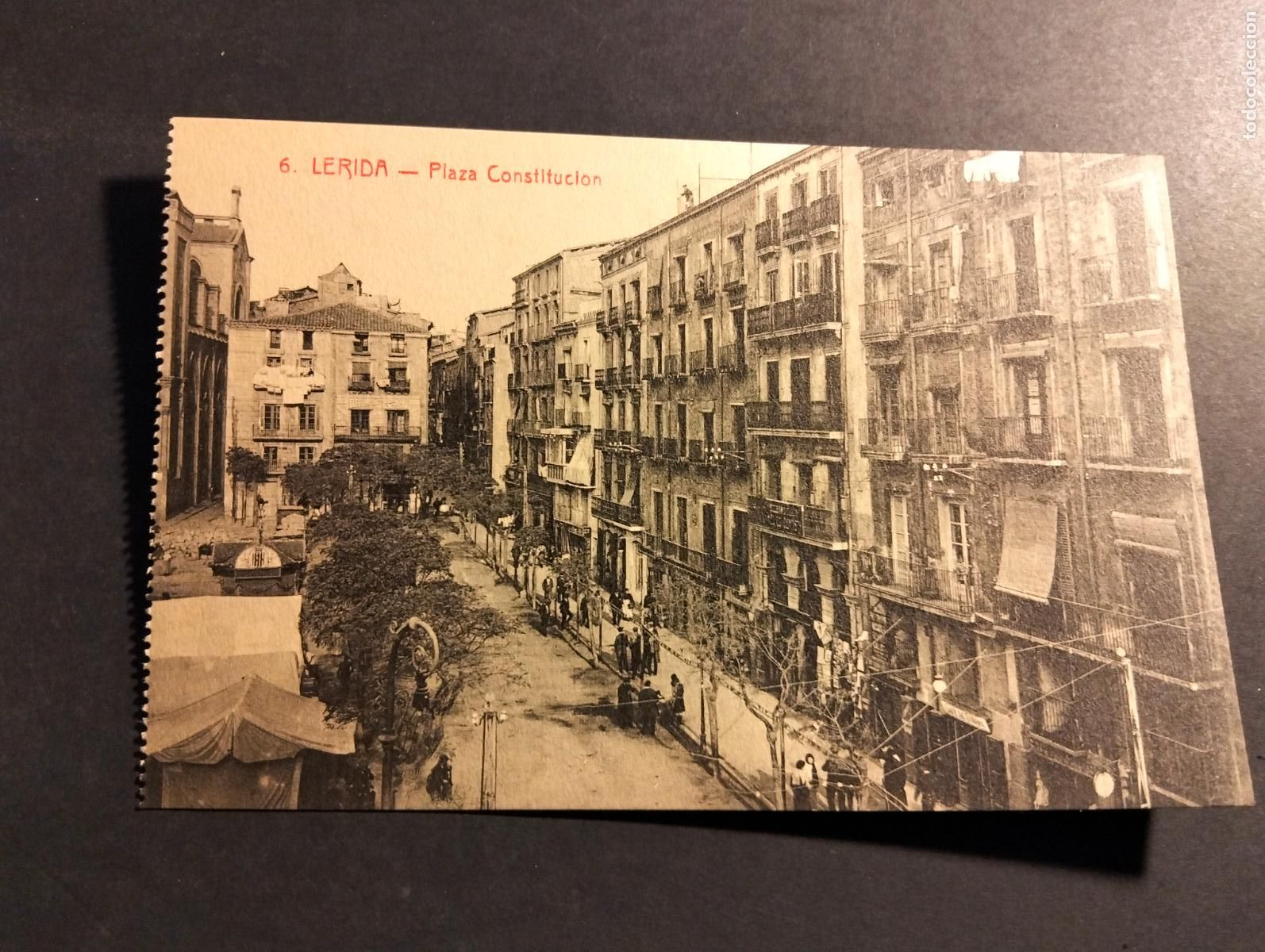 Postales: LERIDA PLAZA CONSTITUCION - Foto 1