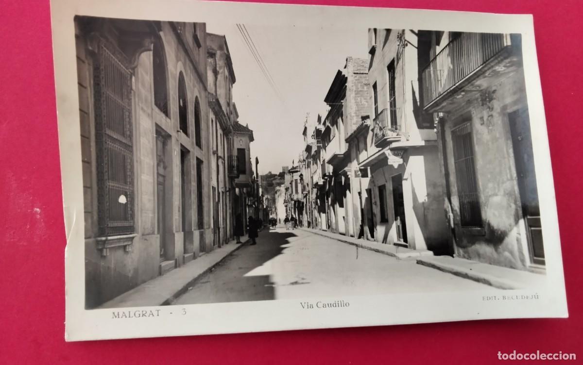 Postales: MALGRAT , POSTAL ANTIGUA , BLANCO Y NEGRO - Foto 2