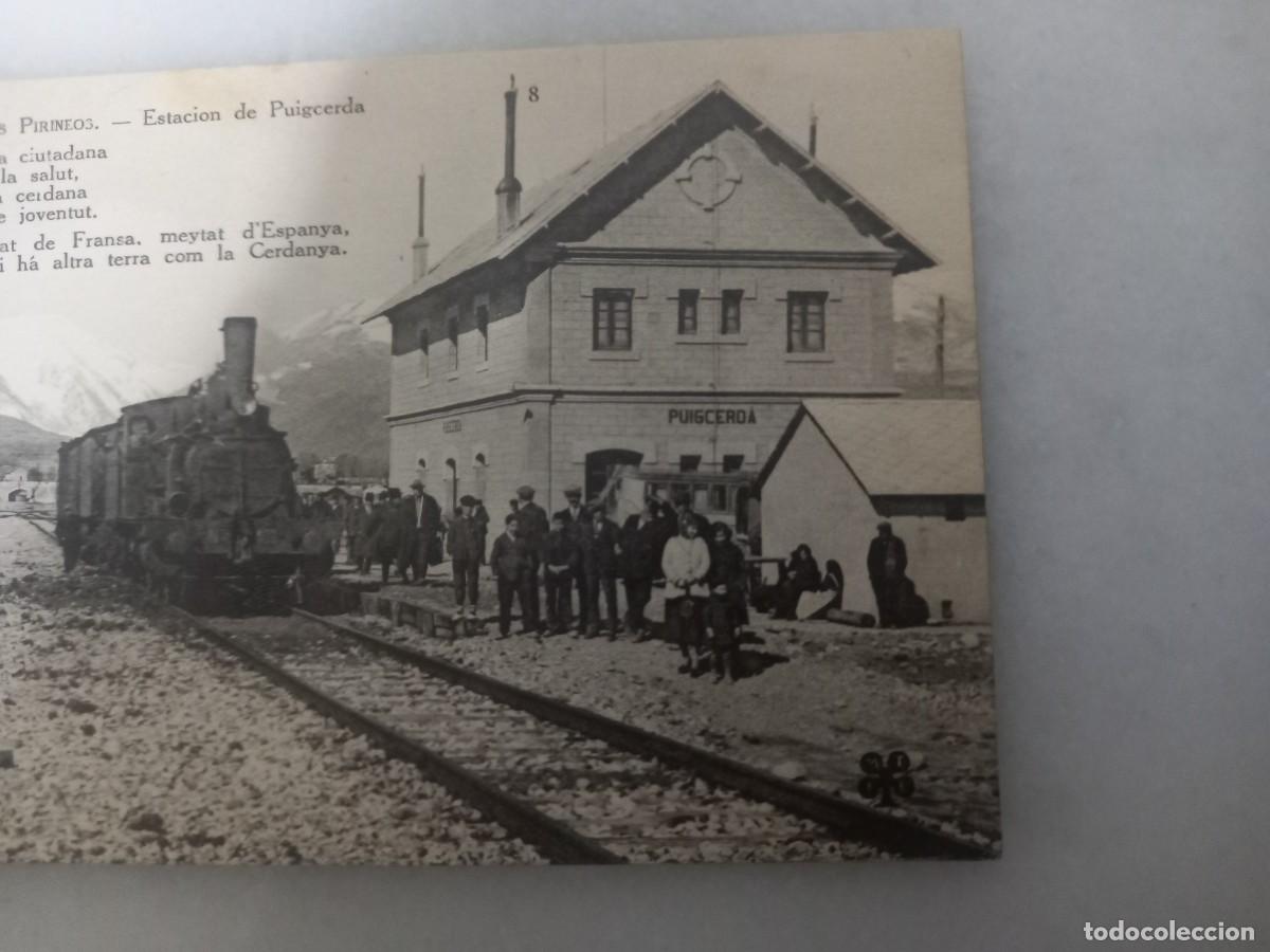 Postales: PUIGCERDA POSTAL &rdquo;ESTACION&rdquo; - Foto 2