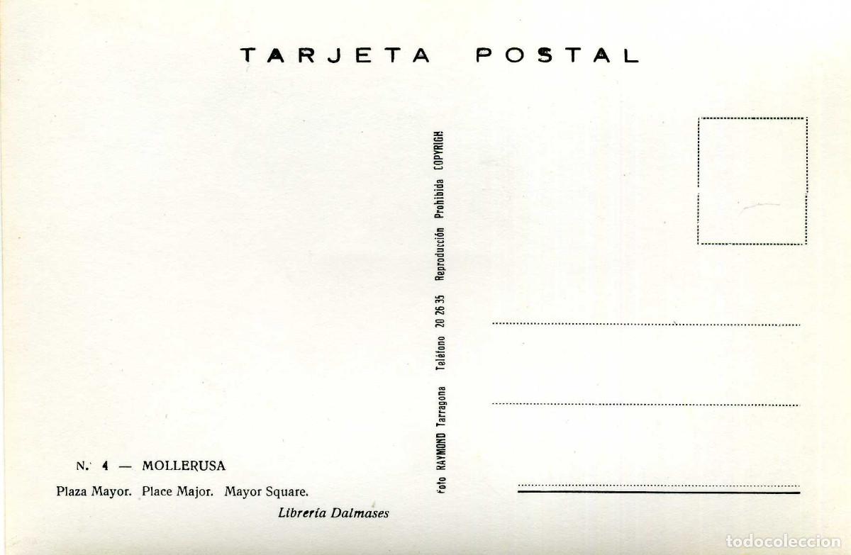 Postales: MOLLERUSA - PLAZA MAJOR - Foto 2