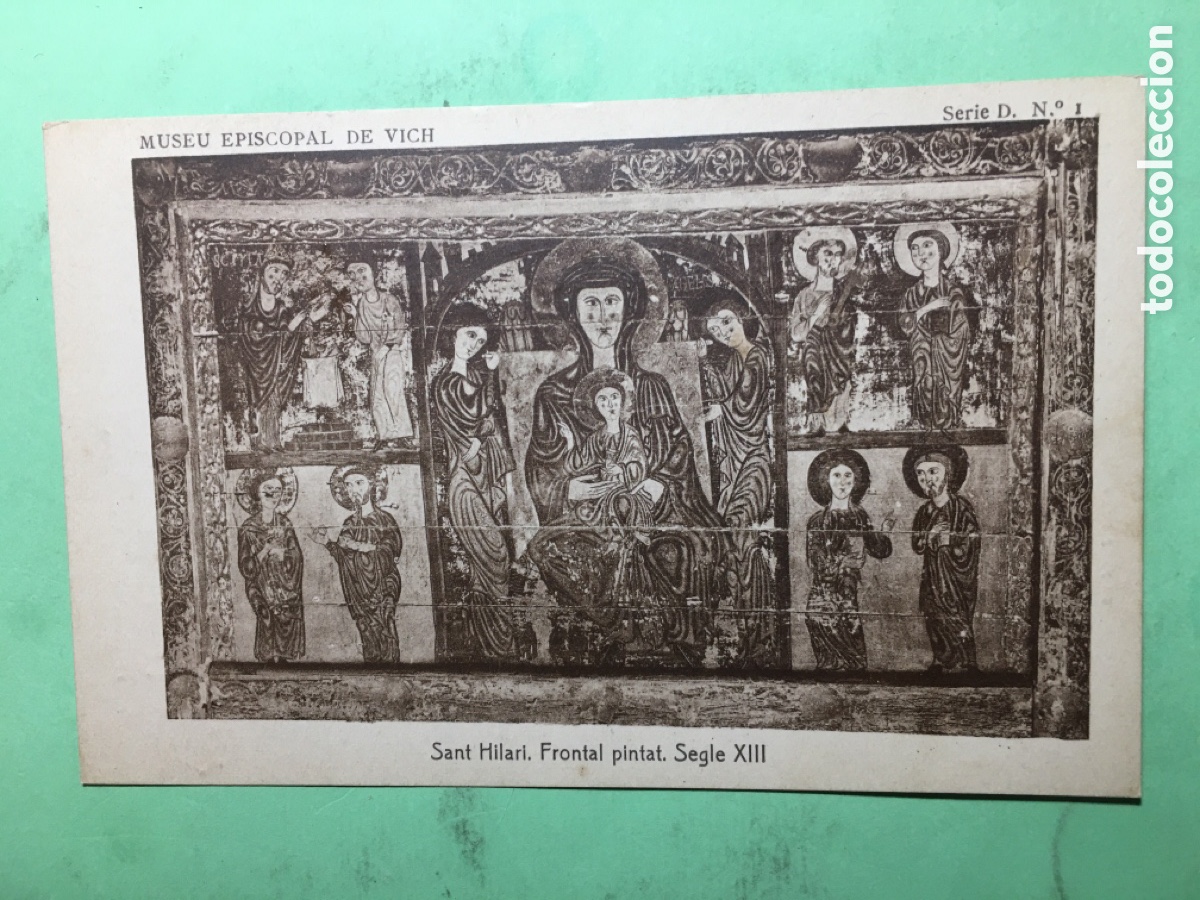 Cartes Postales: ANTIGUO LOTE 19 B/N S/C MUSEU EPISCOPAL DE VICH VIC SERIE D Nos. en descripci&oacute;n