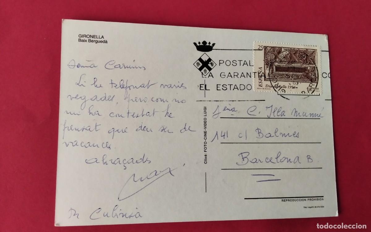 Postales: GIRONELLA , POSTAL ANTIGUA - Foto 3