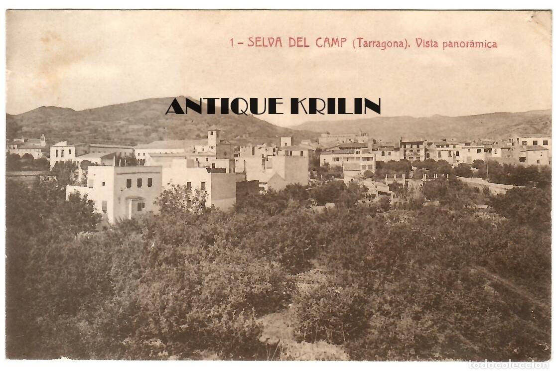 Postales: TARRAGONA / LA SELVA DEL CAMP N&ordm; 1 VISTA PANORAMICA / THOMAS / SIN FRANQUEAR