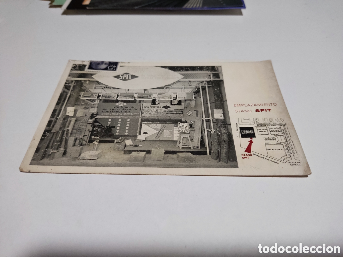 Postales: Postal stand SPIT feria de Barcelona - Foto 1
