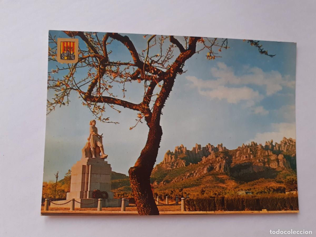 Postcards: POSTAL - MONTSERRAT MONUMENTO AL TAMBOR DEL BRUCH - 145 - S/C