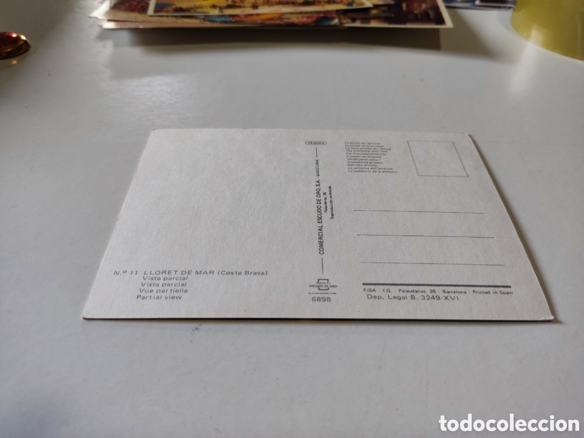 Postales: Postal Lloret de Mar playa - Foto 2