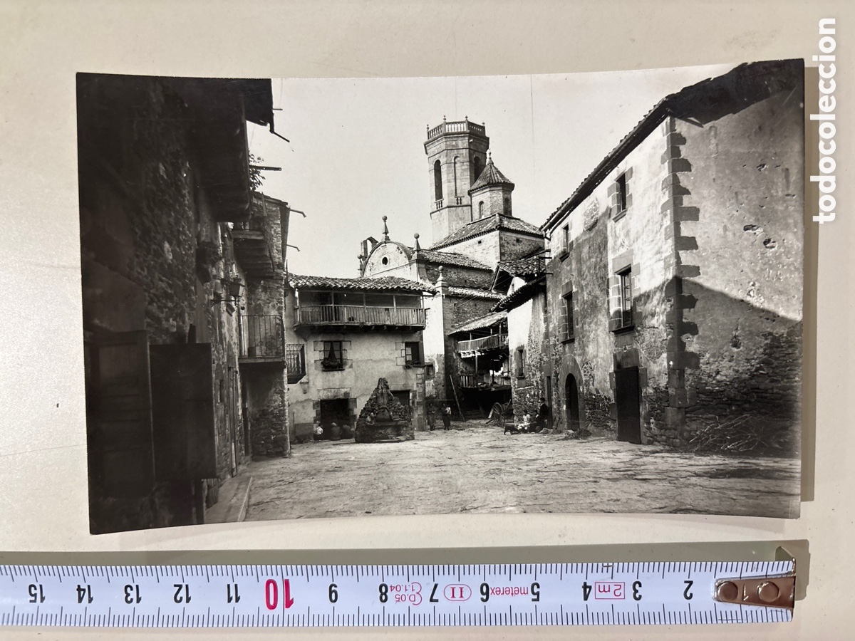 Postales: POSTAL. RUPIT, BARCELONA. PLAZA DEL CAUDILLO. E. M. - Foto 1