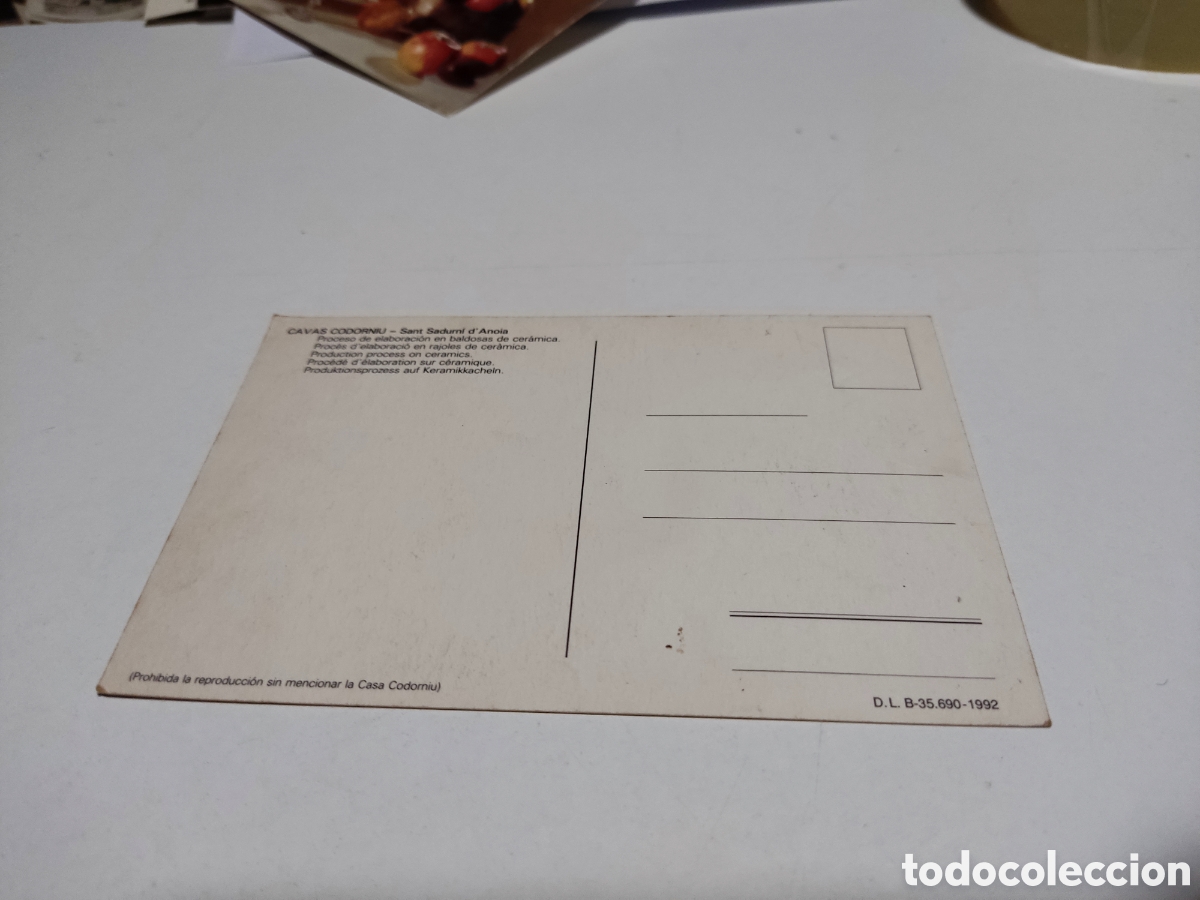 Postales: Postal codorniu elaboraci&oacute;n - Foto 2