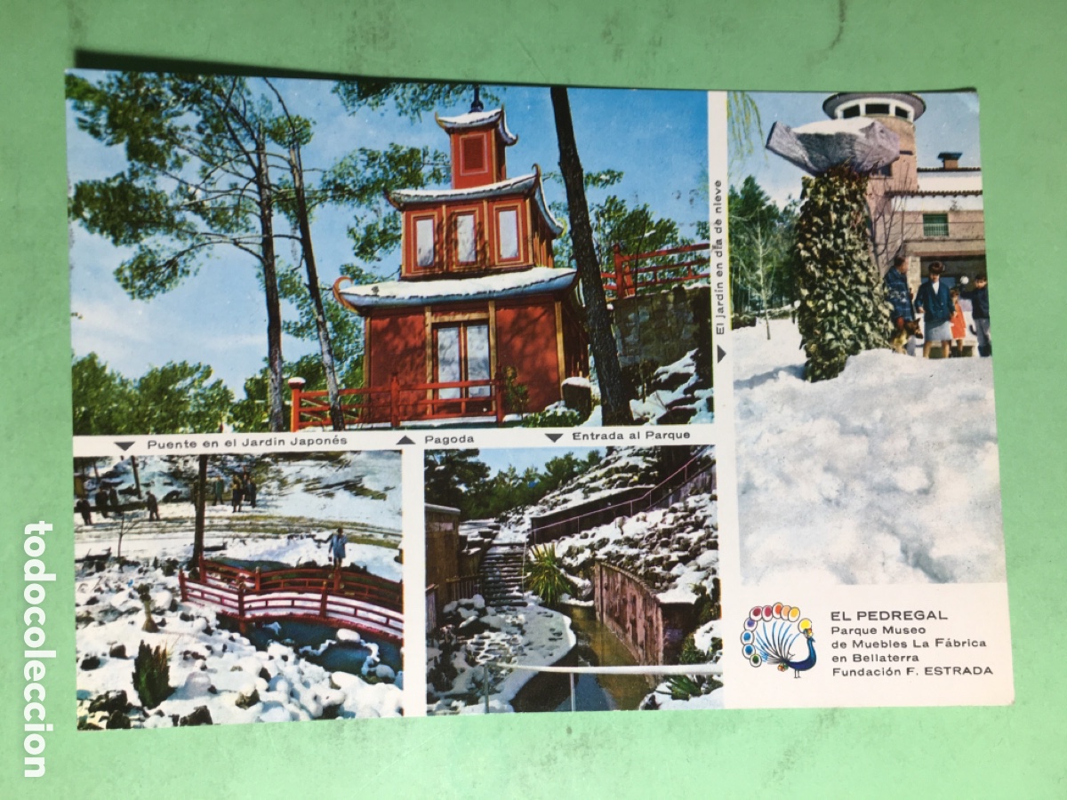 Cartes Postales: 1964 ca. C. CIRC. BELLATERRA EL PEDREGAL PARQUE MUSEO MUEBLES LA F&Aacute;BRICA FELICITA NAVIDADES R1547