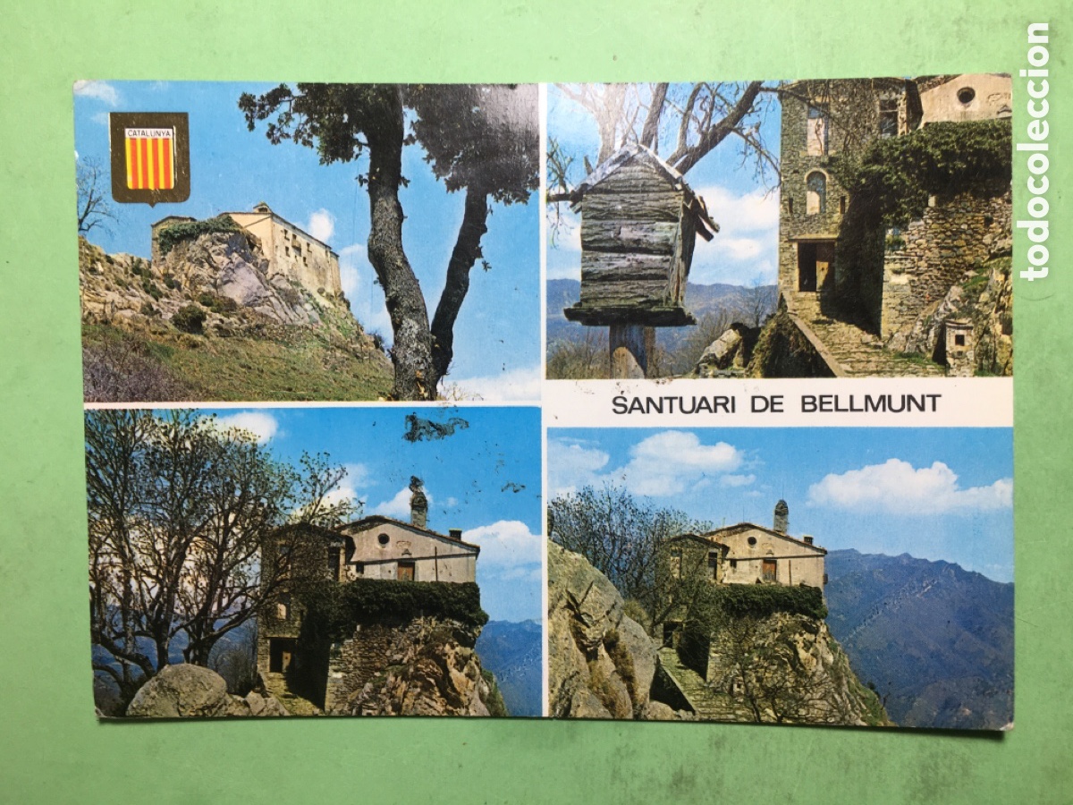 Cartes Postales: 1973 C. CIRC. A SANT PERE DE RIBES SANTUARI BELLMUNT 5714 ESCUDO DE ORO R1548