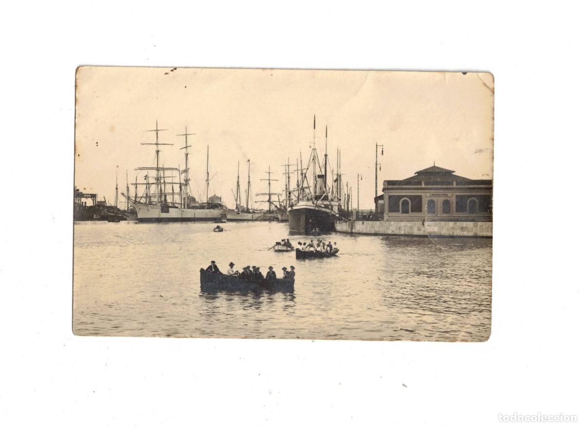 Postales: BARCELONA. PUERTO. BARCOS - Foto 1