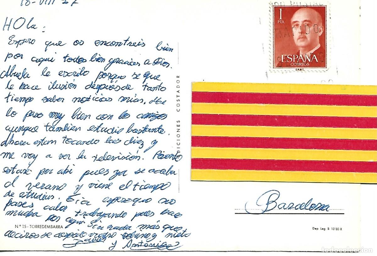 Postales: TORREDEMBARRA.- TARRAGONA - Foto 2