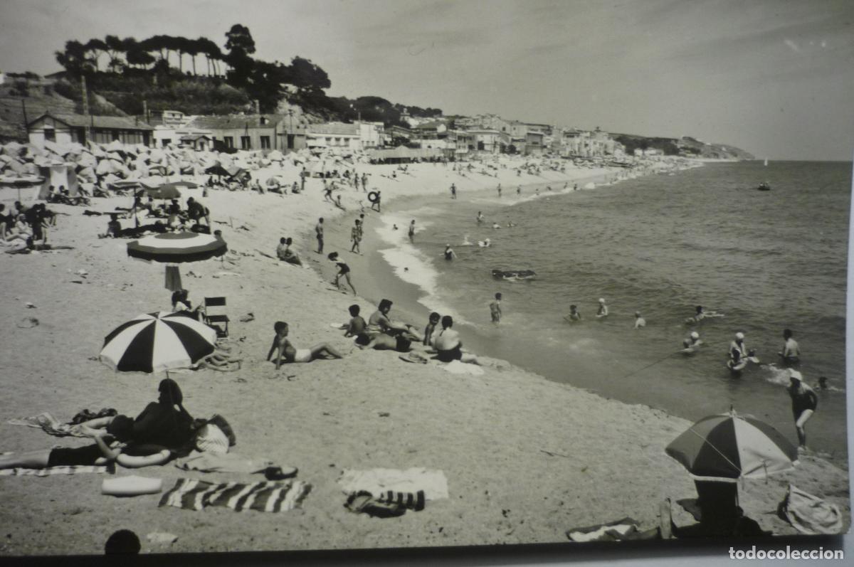 Postales: POSTAL CANET DE MAR.-PLAYA CIRCULADA CM - Foto 1