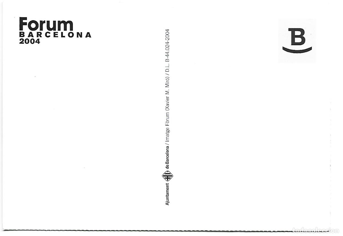 Postales: FORUM BARCELONA 2004.- CATALUNYA - Foto 2