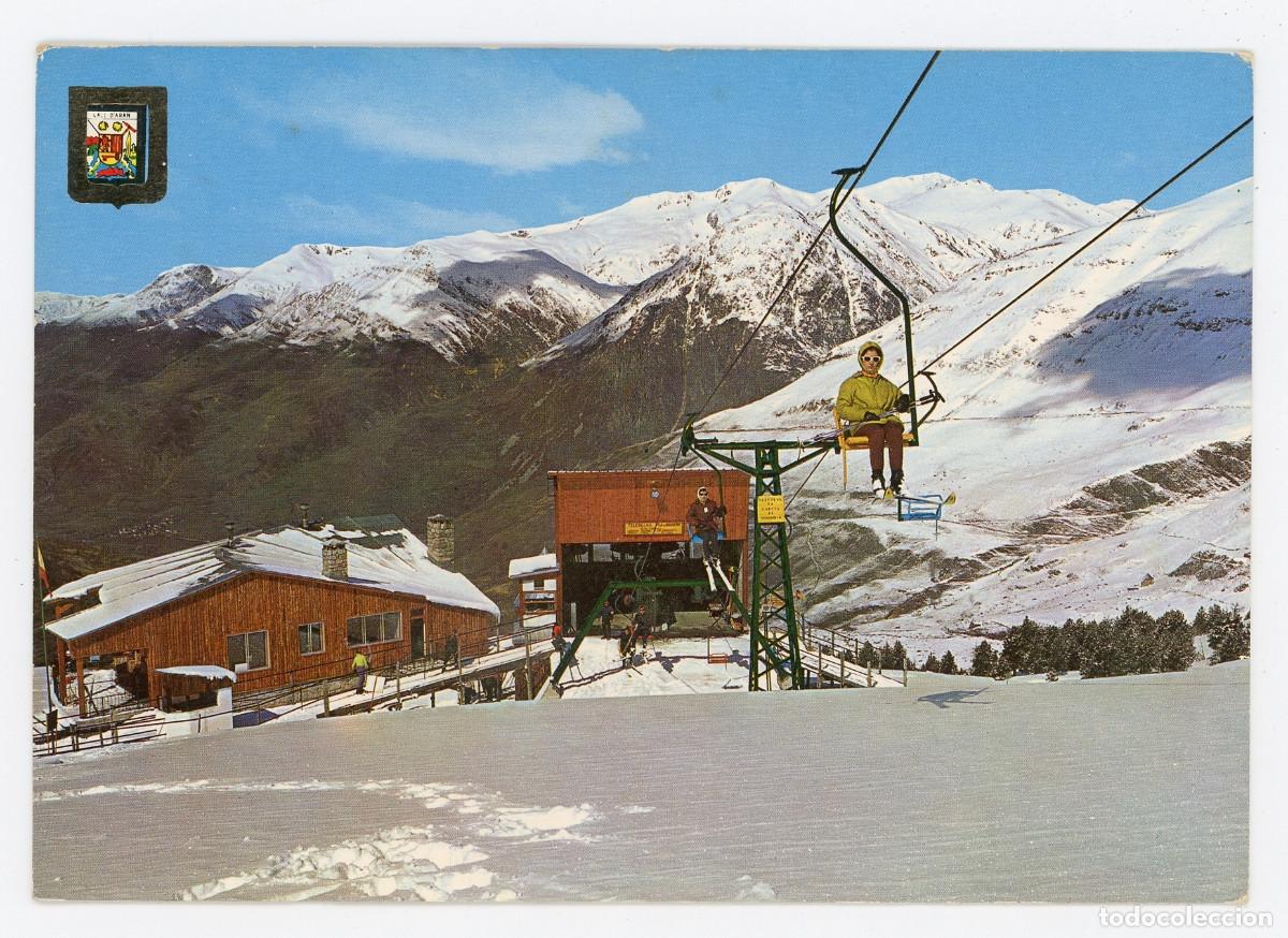 Postales: m10245 baqueira restaurante y estacion de telesilla 1969 escudo de oro n&ordm;4903 sc