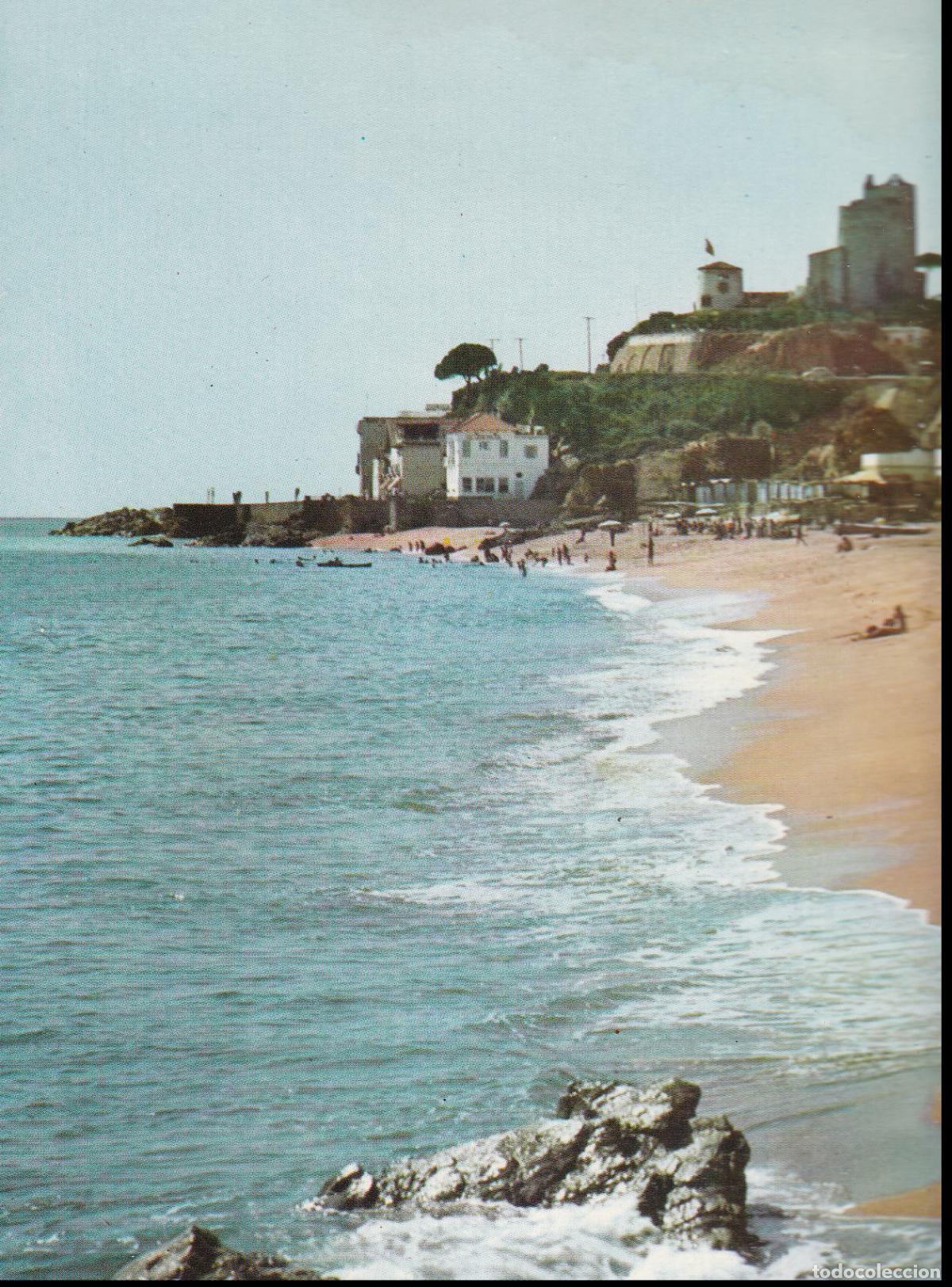 Postais: SAN POL DE MAR (BARCELONA) LA PLAYA &ndash; EDITADA EN 1962 &ndash; S/C