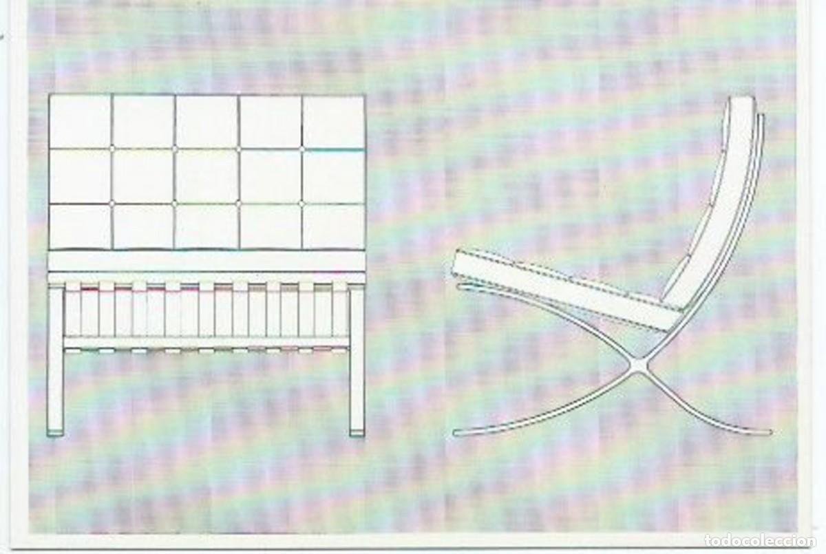 Cartoline: AL&Ccedil;ATS LATERAL I FRONTAL.- FUNDACIO PUBLICA DEL PAVELLO ALEMANY DE BARCELONA DE MIES VAN DER ROHE