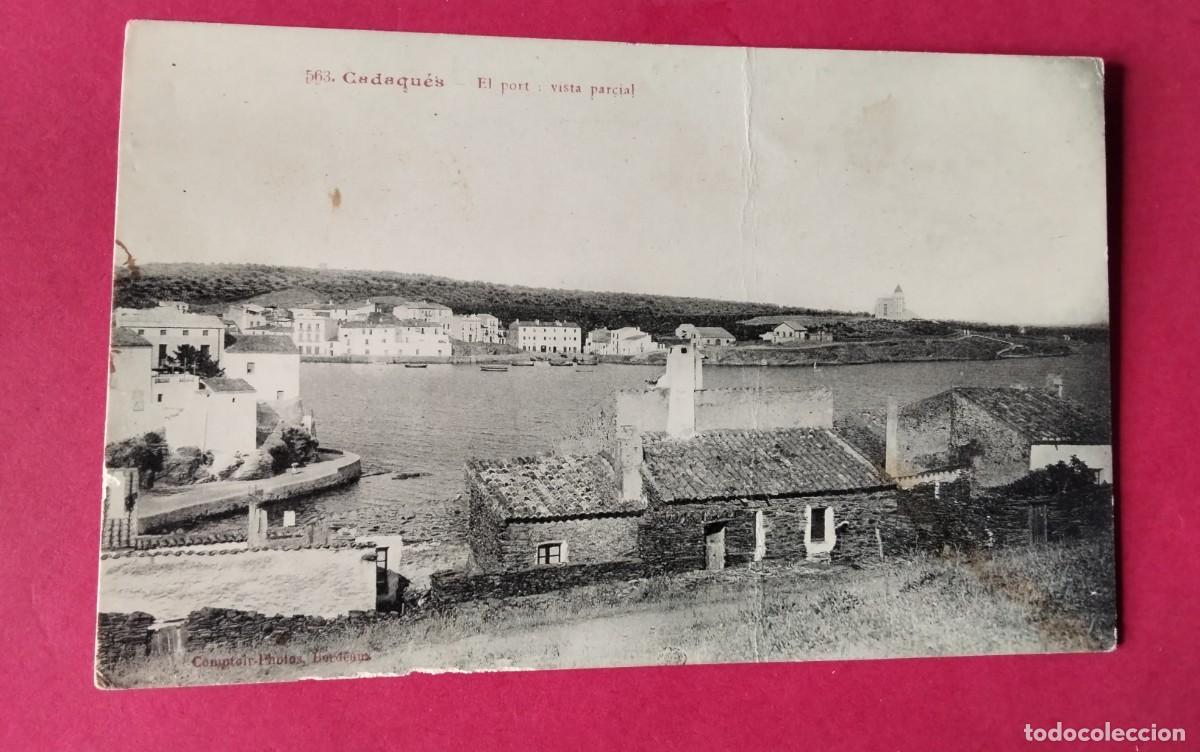 Postales: CADAQUES , POSTAL ANTIGUA , BLANCO Y NEGRO - Foto 2