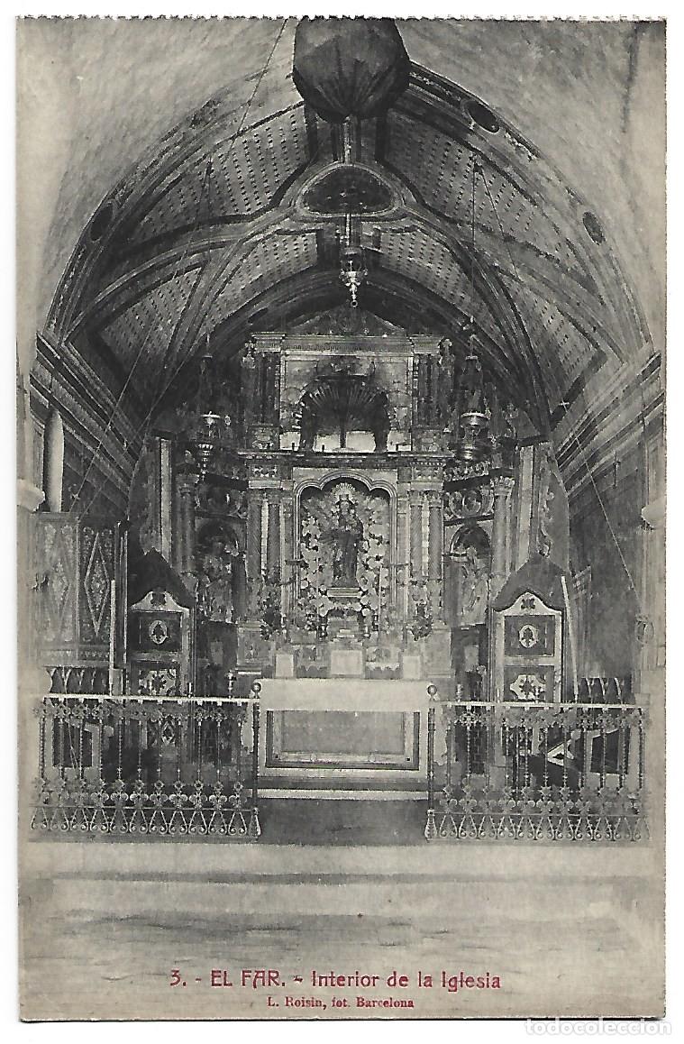Postkarten: INTERIOR DE LA IGLESIA.- EL FAR / SUSQUEDA