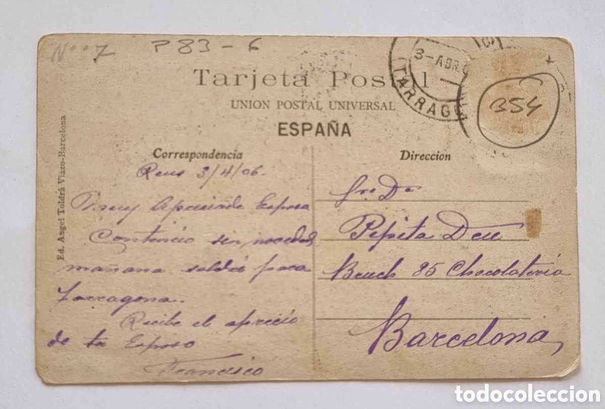 Postales: REUS - POSTALES - Plaza de Prim - Foto 2