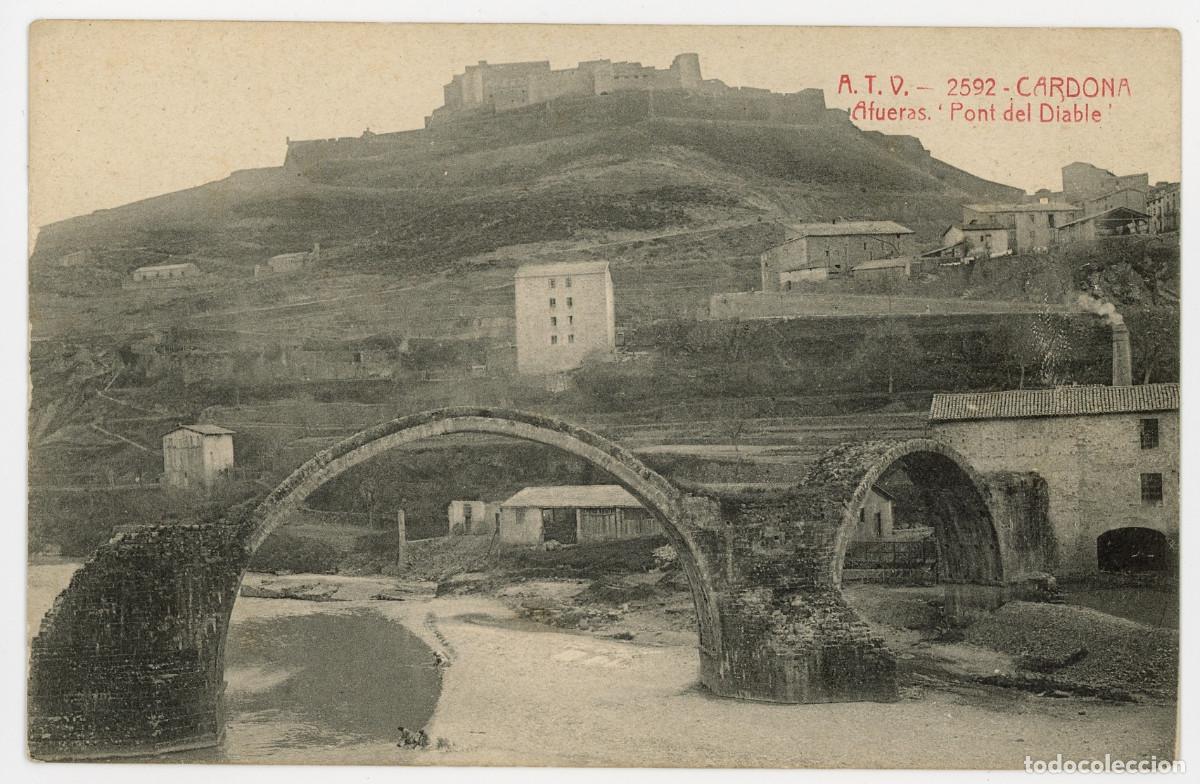 Cartes Postales: a11002 cardona afueras pont del diable atv n&ordm;2592 sc