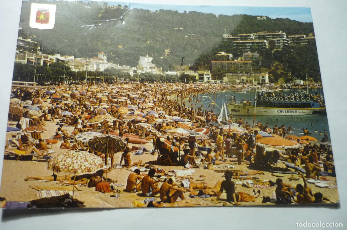Postales: postal llafranch playa circulada cm - Foto 1