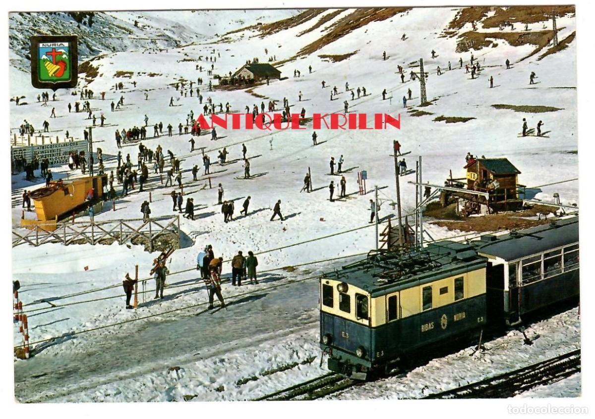 Postales: NURIA N&ordm; 1364 SANTUARI DE NURIA / EDICION ESCUDO DE ORO / SIN FRANQUEAR
