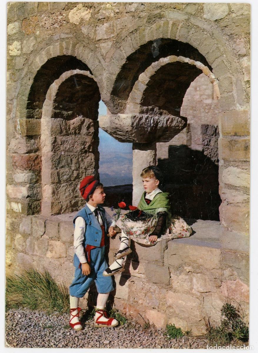 Postkarten: m10284 Catalunya Tipica Festejant 1965 n&ordm;7 escrita