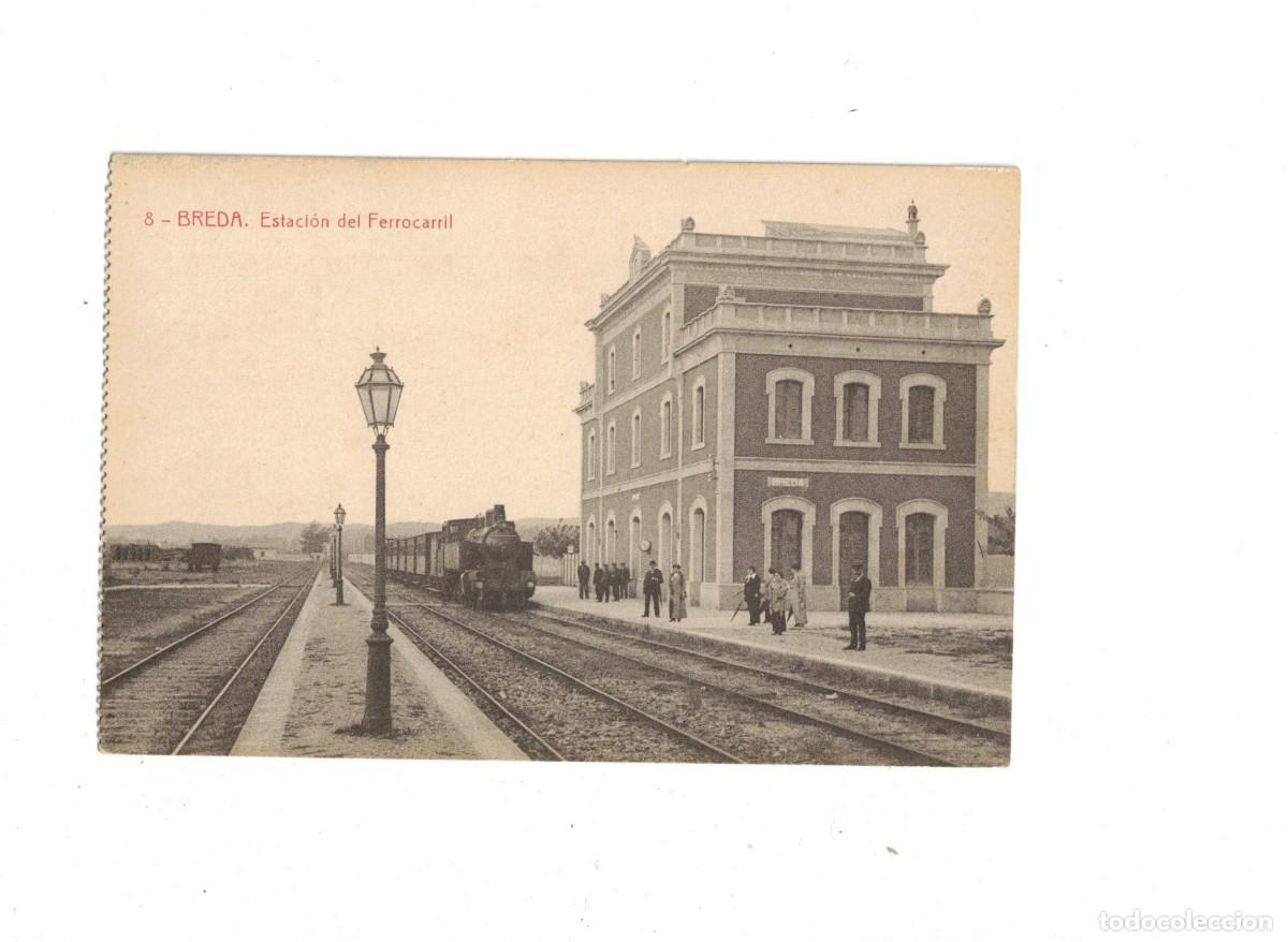 Postales: BREDA. 8 ESTACI&Oacute;N DEL FERROCARRIL - Foto 1