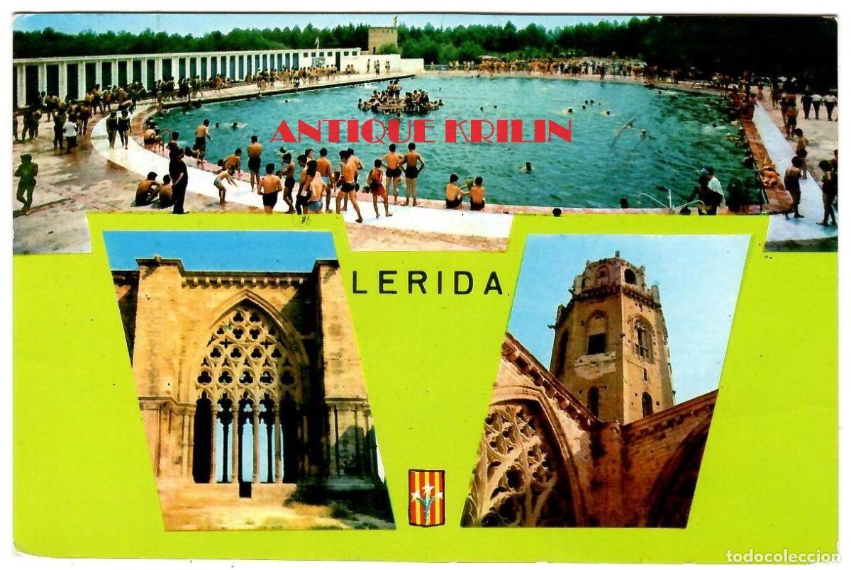 Postales: LERIDA / VARIAS VISTAS / EDICIONES DARVI / FRANQUEADA