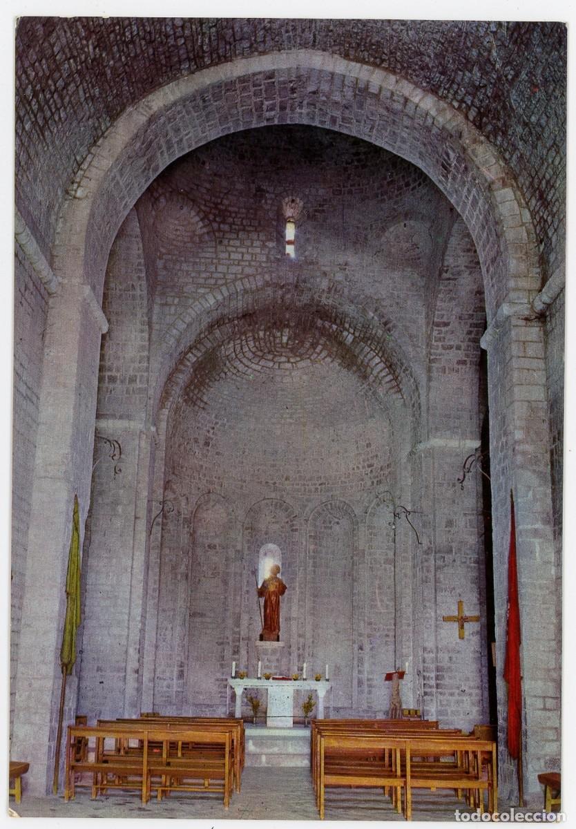 Postais: m10355 sant jaume de frontenya interior iglesia siglo XI 1969 escrita