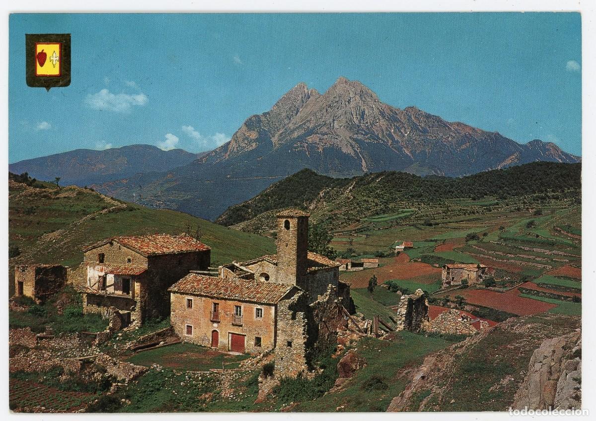Postais: m10372 Gisclareny Vista General 1970 Escudo De Oro N&ordm;5801 circulada pedraforca