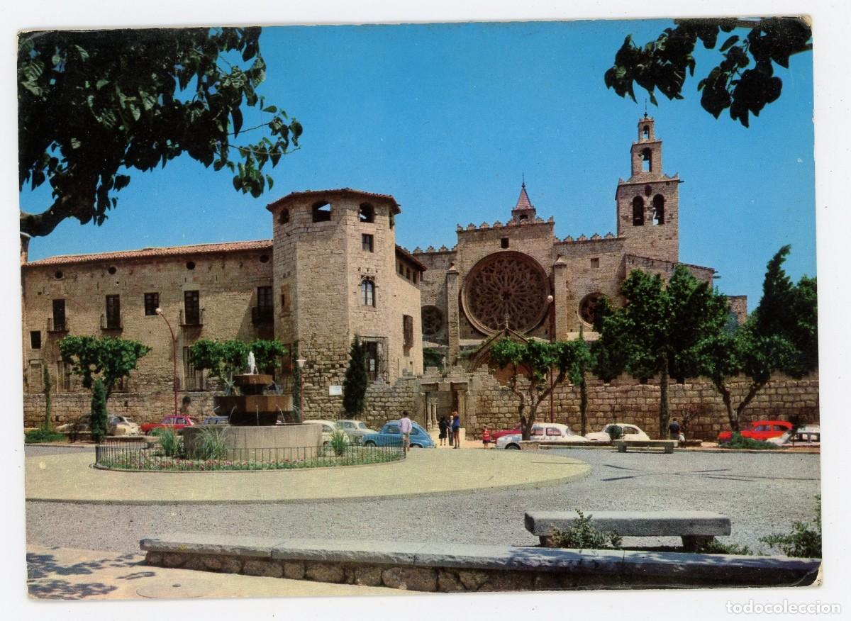 Postkarten: m10392 sant cugat del valles plaza octaviano y real monasterio guilera n&ordm;103 sc coches