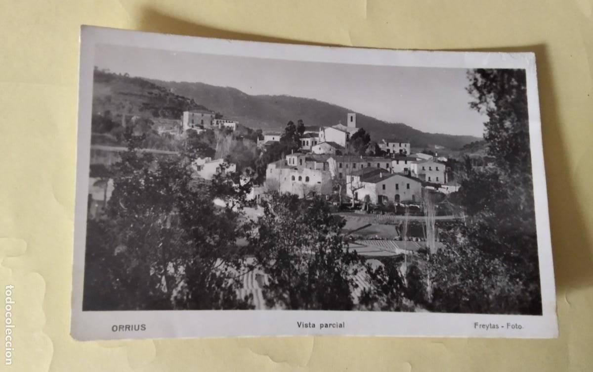 Postales: ORRIUS , POSTAL ANTIGUA , BLANCO Y NEGRO - Foto 2