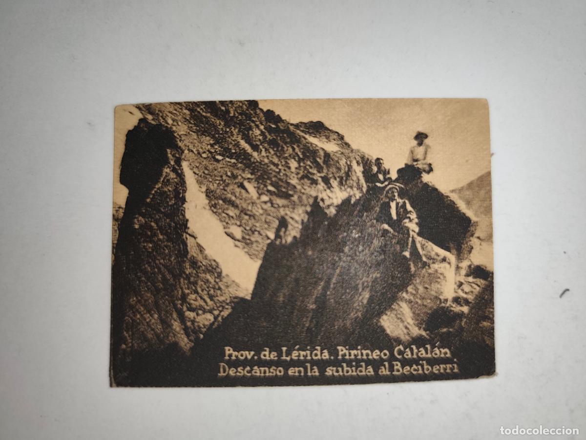 Postcards: POSTAL ORIGINAL DECADA DE LOS A&Ntilde;OS 30. LERIDA, PIRINEO CATALAN, DESCANSO EN LA SUBIDA AL BECIBERRI.