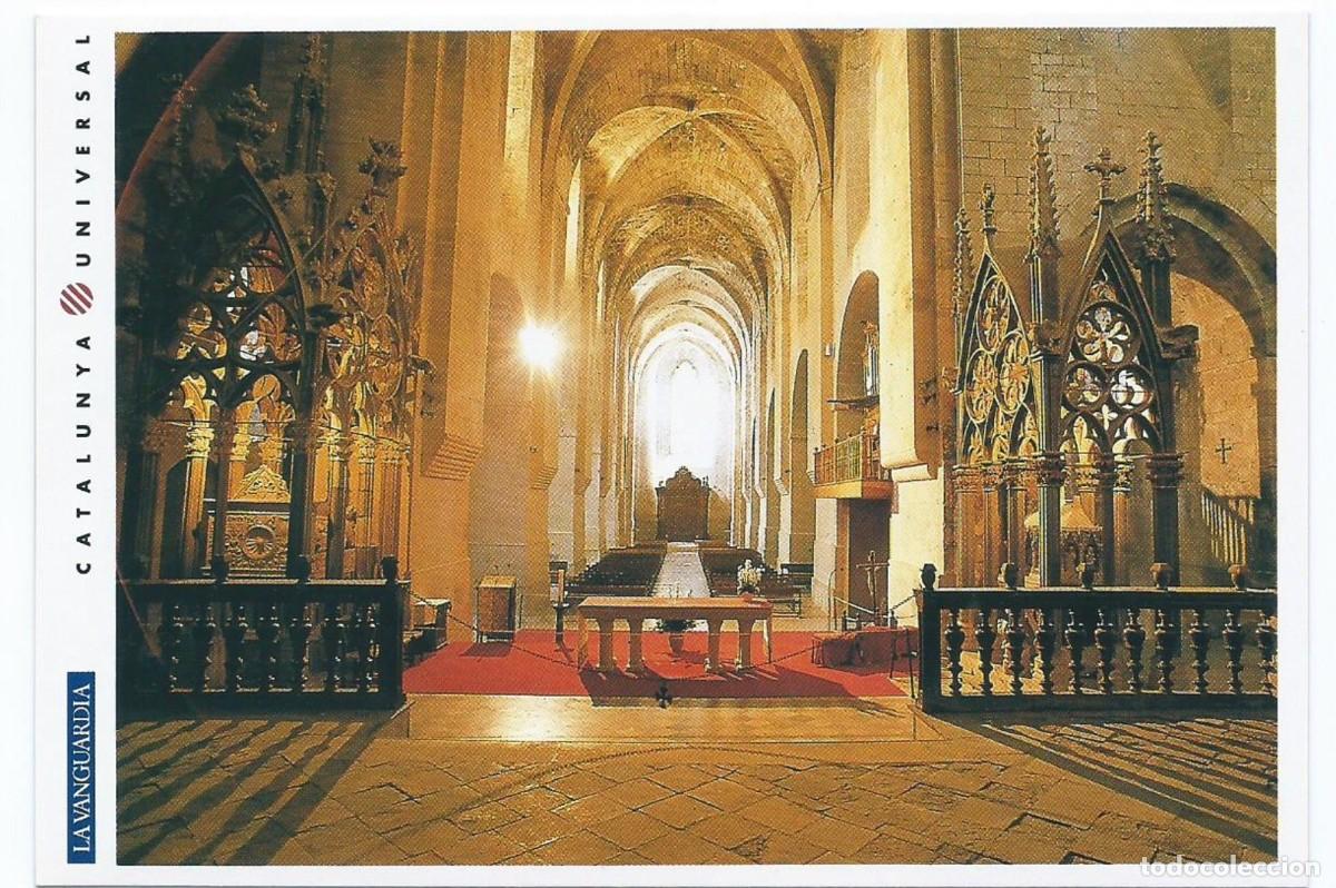 Cartoline: MONASTERIO DE SANTES CREUS. TUMBAS REALES .- SERIE CATALUNYA UNIVERSAL DE LA VANGUARDIA