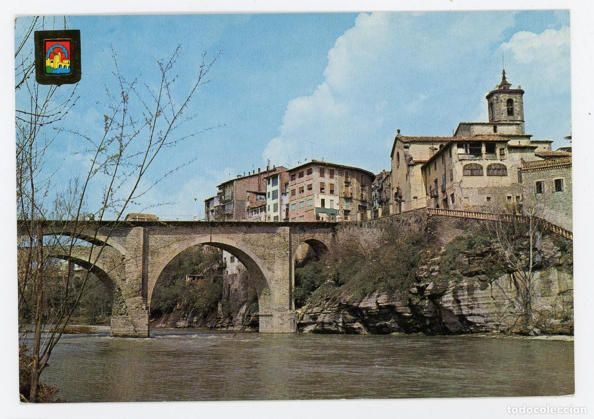 Cartes Postales: m10445 Roda De Ter Puente Viejo 1969 Escudo De Oro N&ordm;4922 sc