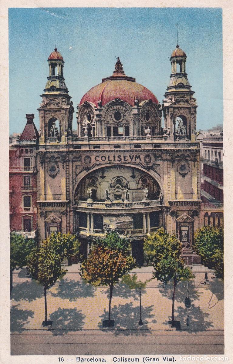 Postales: BARCELONA - COLISEUM GRAN VIA - Foto 1