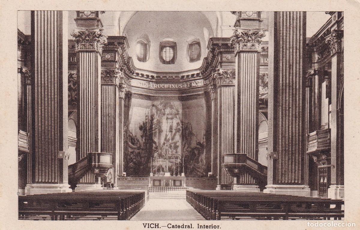 Postales: VIC - CATEDRAL. INTERIOR - Foto 1