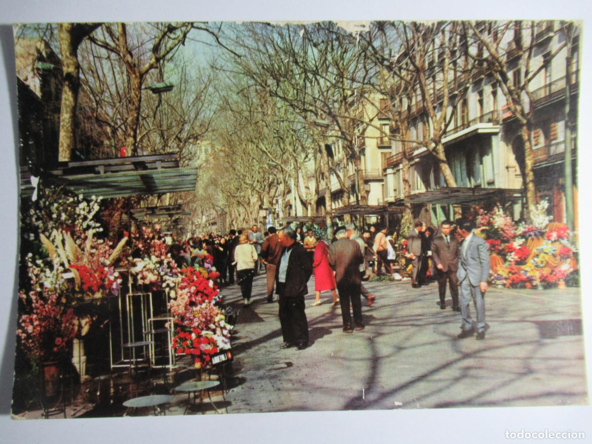 Postales: Barcelona - Rambla de las Flores - Foto 1