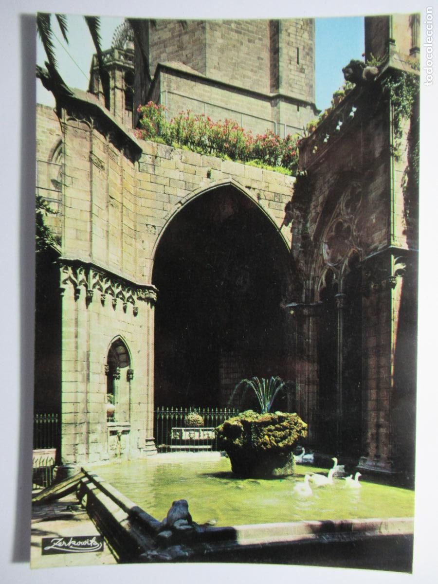 Postales: Barcelona - Catedral. Claustro - Foto 1