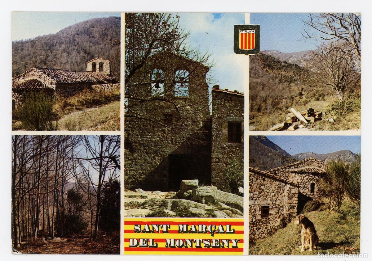 Postais: m10470 Sant Mar&ccedil;al Del Montseny Diversos Aspectos 1973 Escudo De Oro N&ordm;7238 circulada