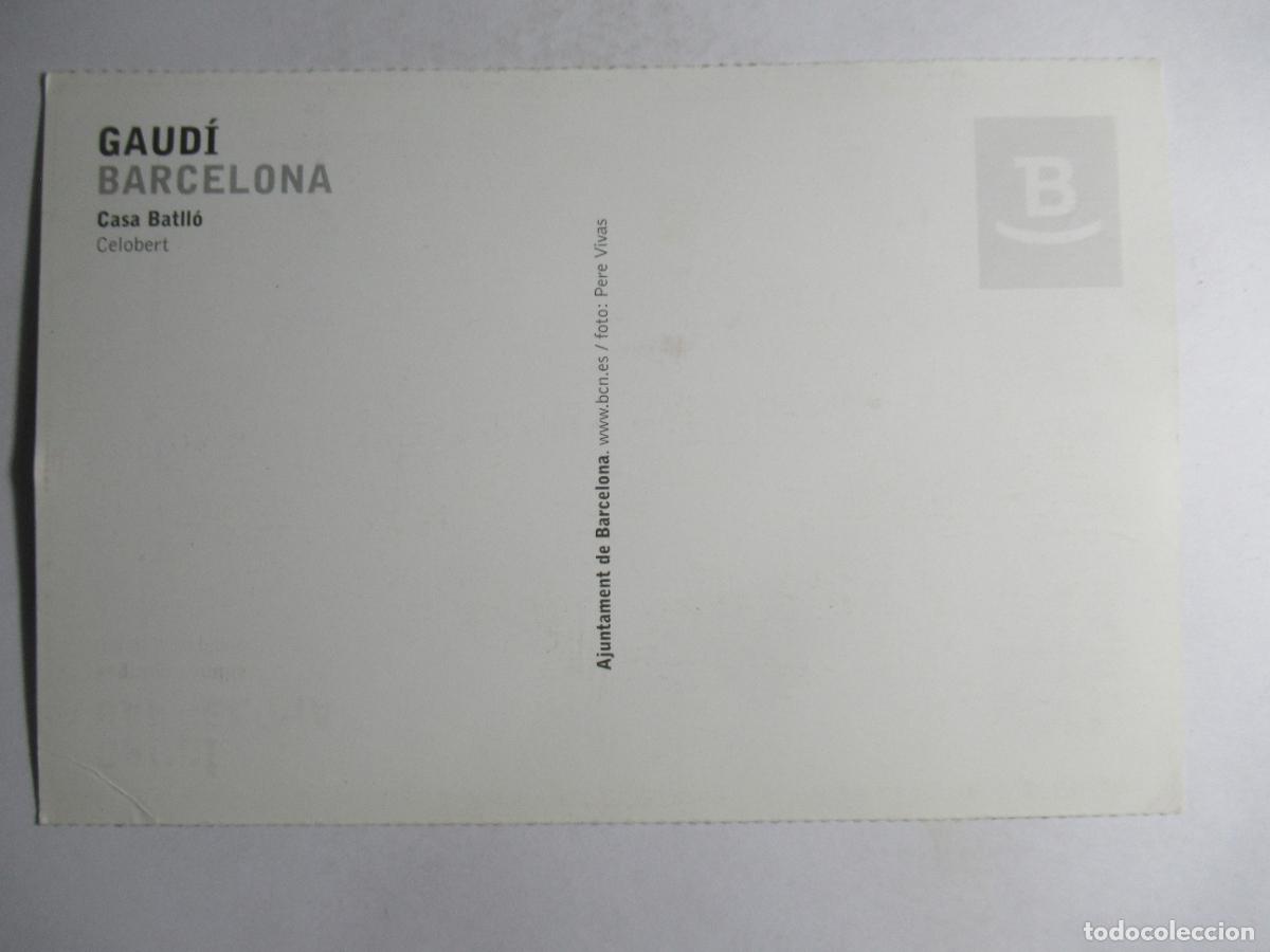 Postales: Barcelona - Gaud&iacute;. Casa Batll&oacute; - Foto 2