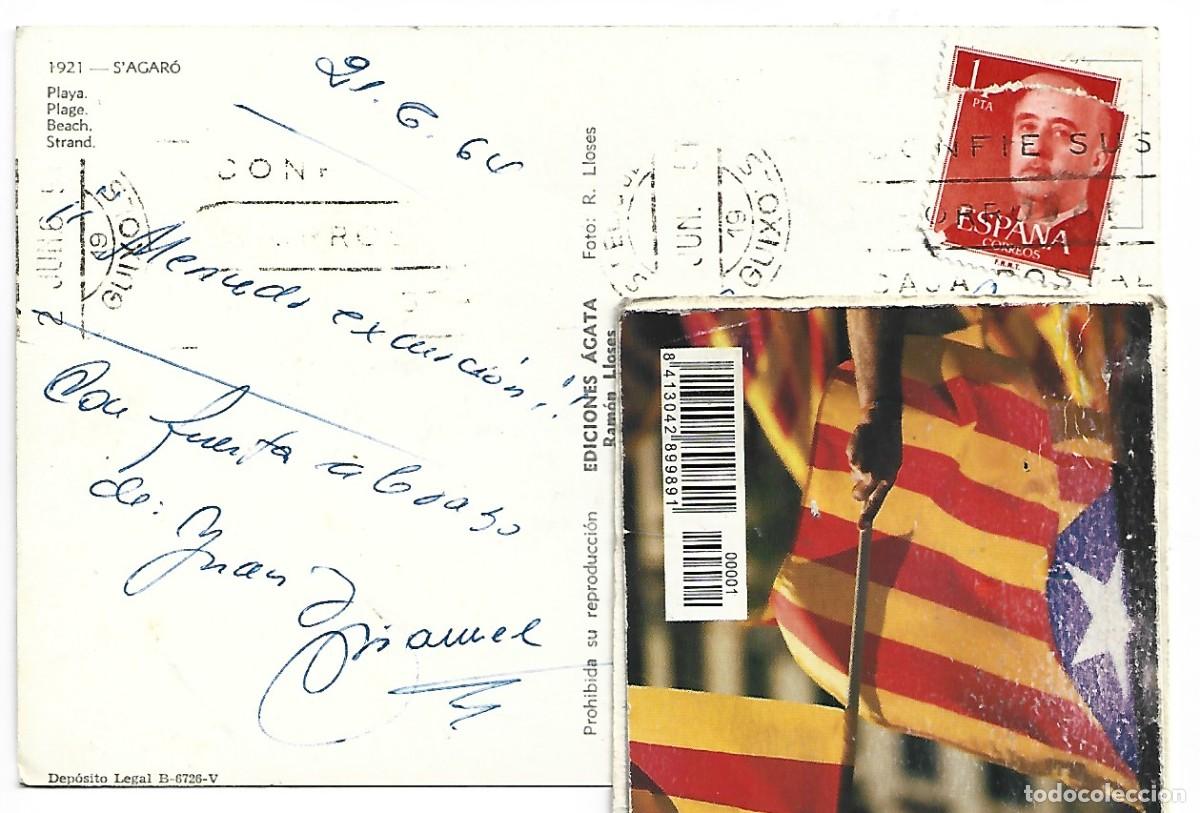Postales: PLAYA - BEACH.- S&acute;AGARO / GIRONA - Foto 2
