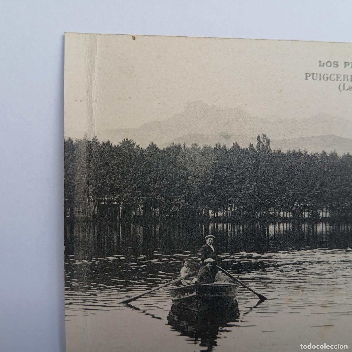 Postales: Puigcerd&agrave;. Edition de la marque &clubs;. El Lago. Postal animada. - Foto 2