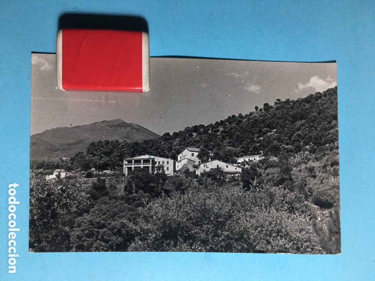 Postales: ANTIGUA B/N CIRCULADA EN 1963 MONTSENY VISTA DEL PUEBLO R1604