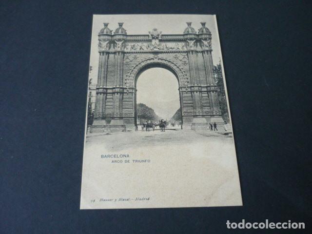 Postales: BARCELONA ARCO DE TRIUNFO HAUSER Y MENET - Foto 1